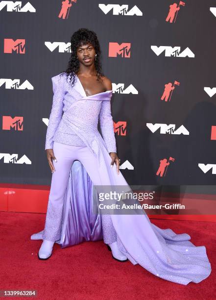 Lil Nas X attends the 2021 MTV Video Music Awards at Barclays Center on September 12, 2021 in the Brooklyn borough of New York City.