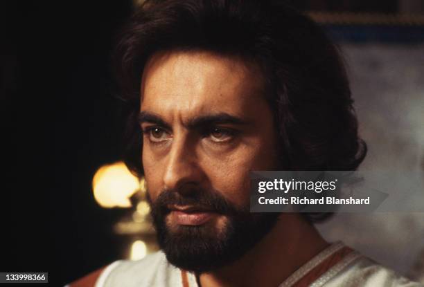 Indian actor Kabir Bedi as Prince Taj in the television fantasy 'The Thief of Baghdad', 1978.