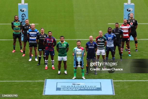 Lewis Ludlam of Northampton Saints, Henry Slade of Exeter Chiefs, Sam Underhill of Bath Rugby, Alex Goode of Saracens, Charles Piutau of Bristol...