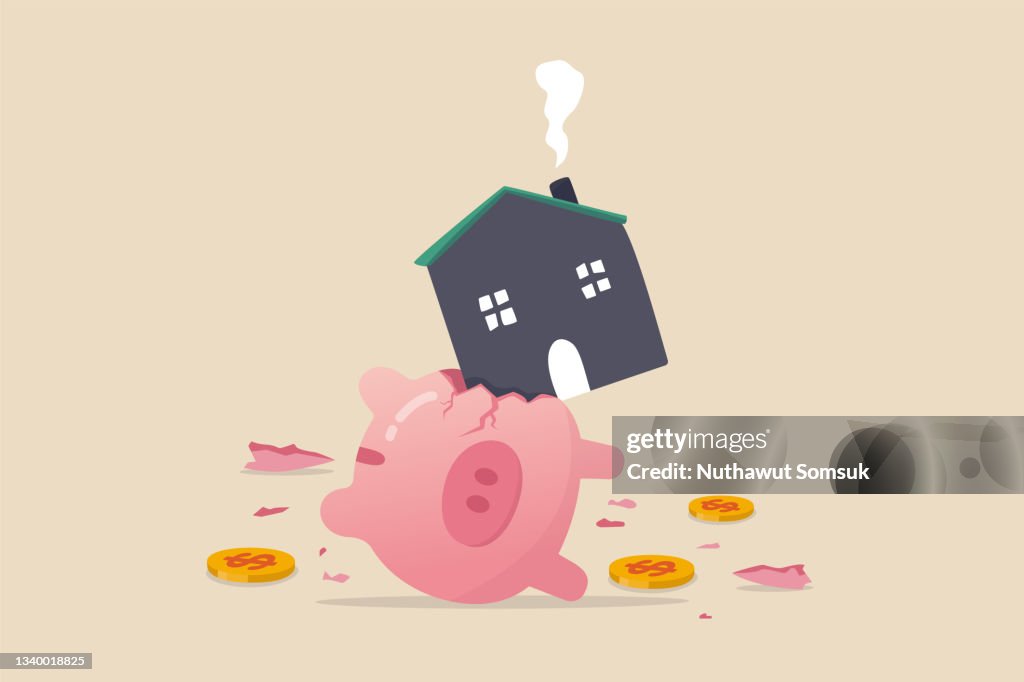 House Expense And Cost Too Expensive Payment Or High Interest Rate ...