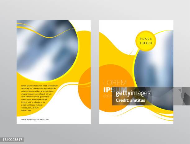 corporate brochure - grades stock illustrations