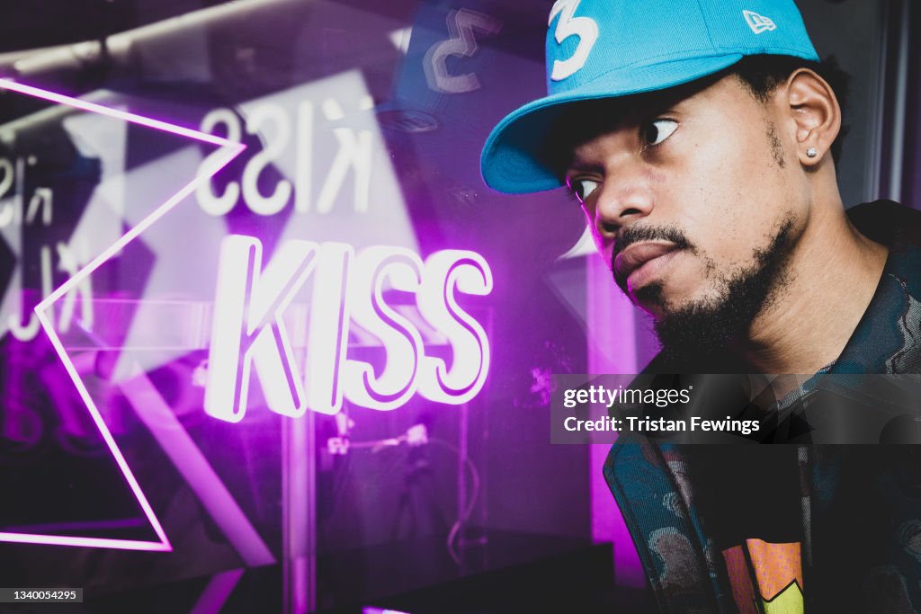 Fm Blue Rapper In this image released on 13th September, Chance the Rapper visits ...