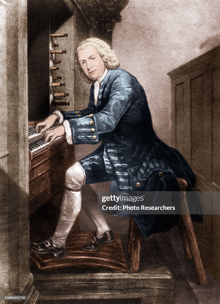 Johann Sebastian Bach Plays Organ