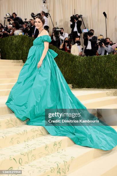 Bee Carrozzini attends The 2021 Met Gala Celebrating In America: A Lexicon Of Fashion at Metropolitan Museum of Art on September 13, 2021 in New York...