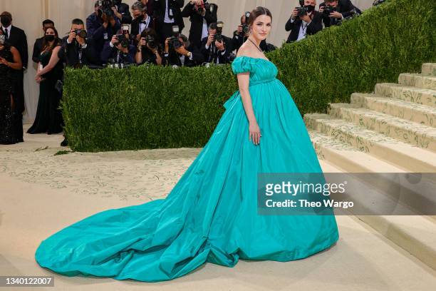 Bee Carrozzini attends The 2021 Met Gala Celebrating In America: A Lexicon Of Fashion at Metropolitan Museum of Art on September 13, 2021 in New York...