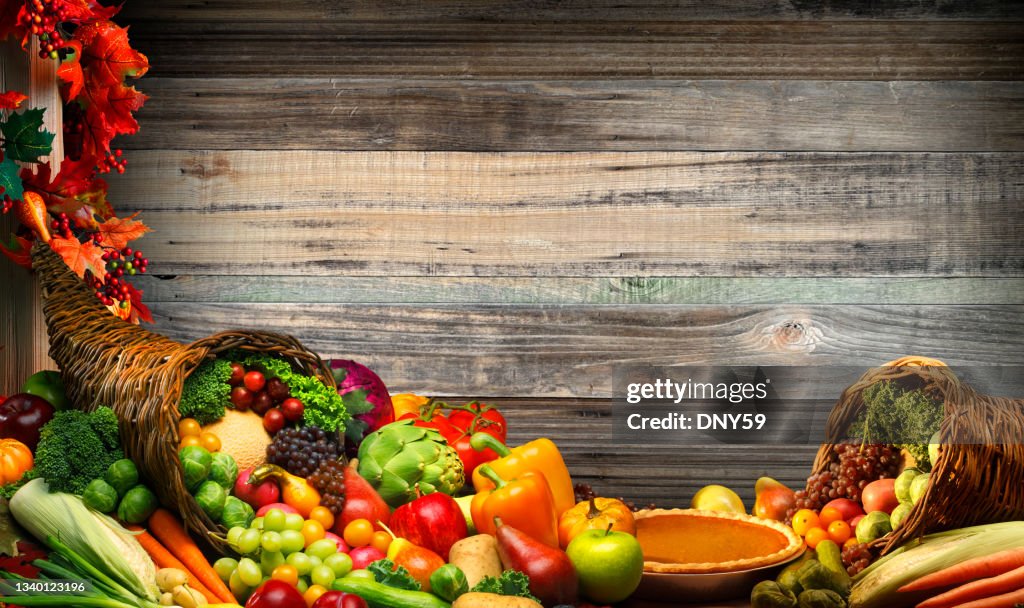Thanksgiving Cornucopias