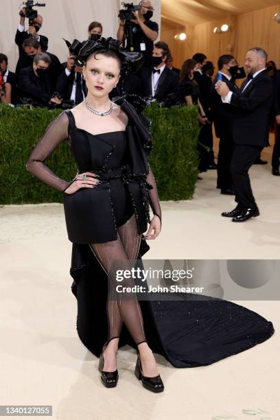 Maisie Williams attends The 2021 Met Gala Celebrating In America: A Lexicon Of Fashion at Metropolitan Museum of Art on September 13, 2021 in New...