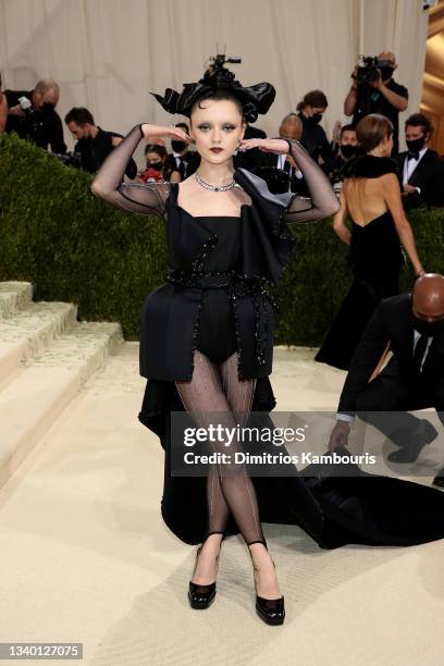 Maisie Williams attends The 2021 Met Gala Celebrating In America: A Lexicon Of Fashion at Metropolitan Museum of Art on September 13, 2021 in New...