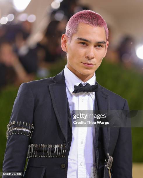 Evan Mock attends The 2021 Met Gala Celebrating In America: A Lexicon Of Fashion at Metropolitan Museum of Art on September 13, 2021 in New York City.