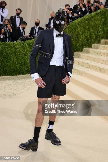 Evan Mock attends The 2021 Met Gala Celebrating In America: A Lexicon Of Fashion at Metropolitan Museum of Art on September 13, 2021 in New York City.