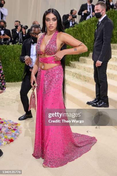 Lourdes Leon attends The 2021 Met Gala Celebrating In America: A Lexicon Of Fashion at Metropolitan Museum of Art on September 13, 2021 in New York...