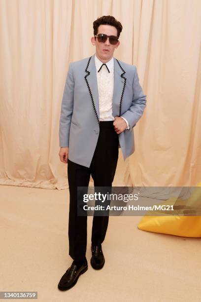 Josh O'Connor attends The 2021 Met Gala Celebrating In America: A Lexicon Of Fashion at Metropolitan Museum of Art on September 13, 2021 in New York...