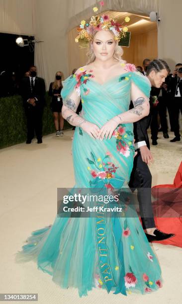 Nikkie de Jager attends The 2021 Met Gala Celebrating In America: A Lexicon Of Fashion at Metropolitan Museum of Art on September 13, 2021 in New...