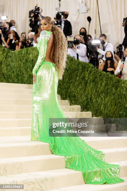 Ciara attends The 2021 Met Gala Celebrating In America: A Lexicon Of Fashion at Metropolitan Museum of Art on September 13, 2021 in New York City.