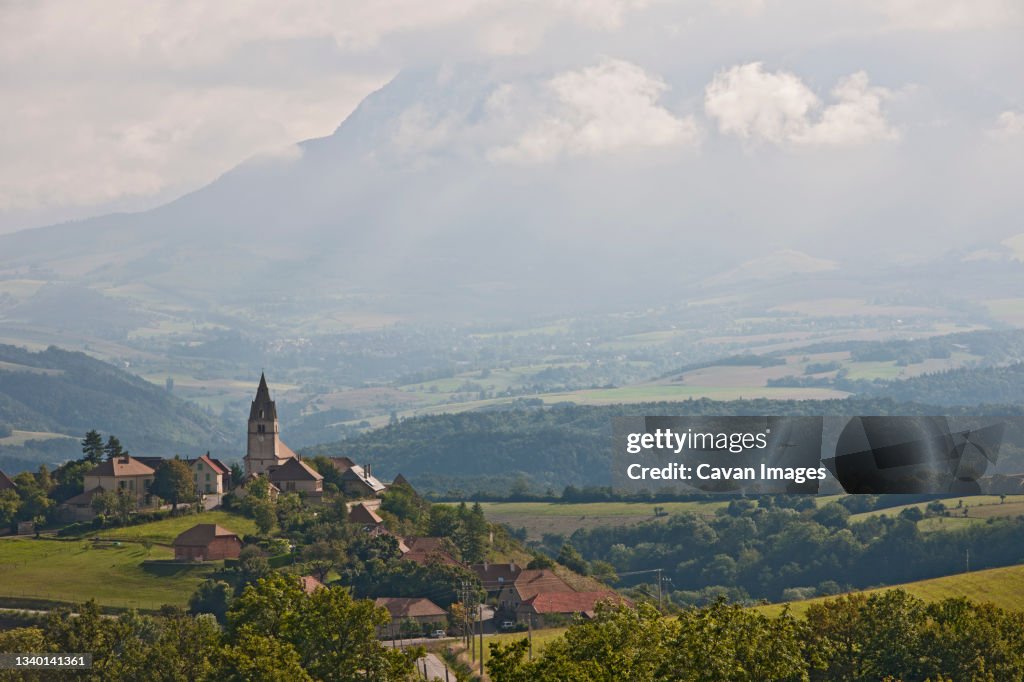 Small village in the French Alpes