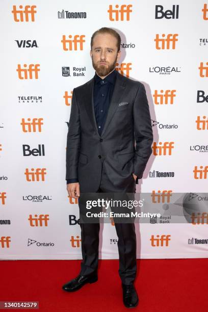 Ben Foster attends "The Survivor" Premiere during the 2021 Toronto International Film Festival at Roy Thomson Hall on September 13, 2021 in Toronto,...