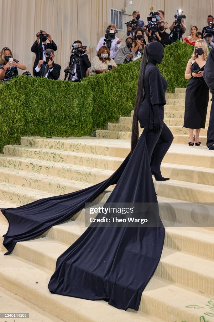 The 2021 Met Gala Celebrating In America: A Lexicon Of Fashion - Arrivals