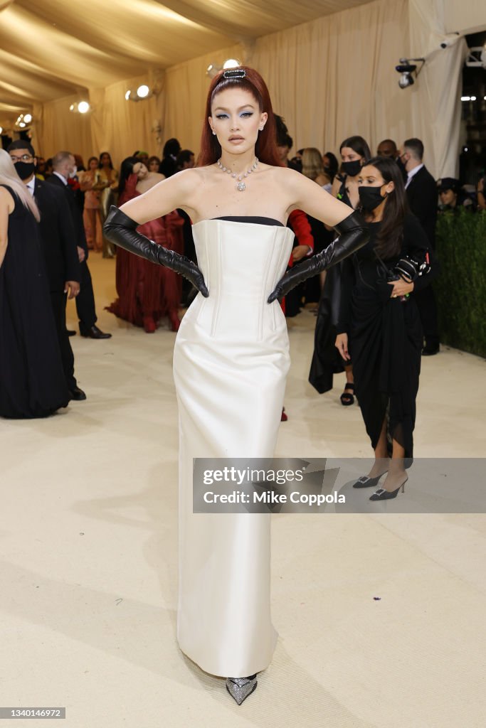 The 2021 Met Gala Celebrating In America: A Lexicon Of Fashion - Arrivals