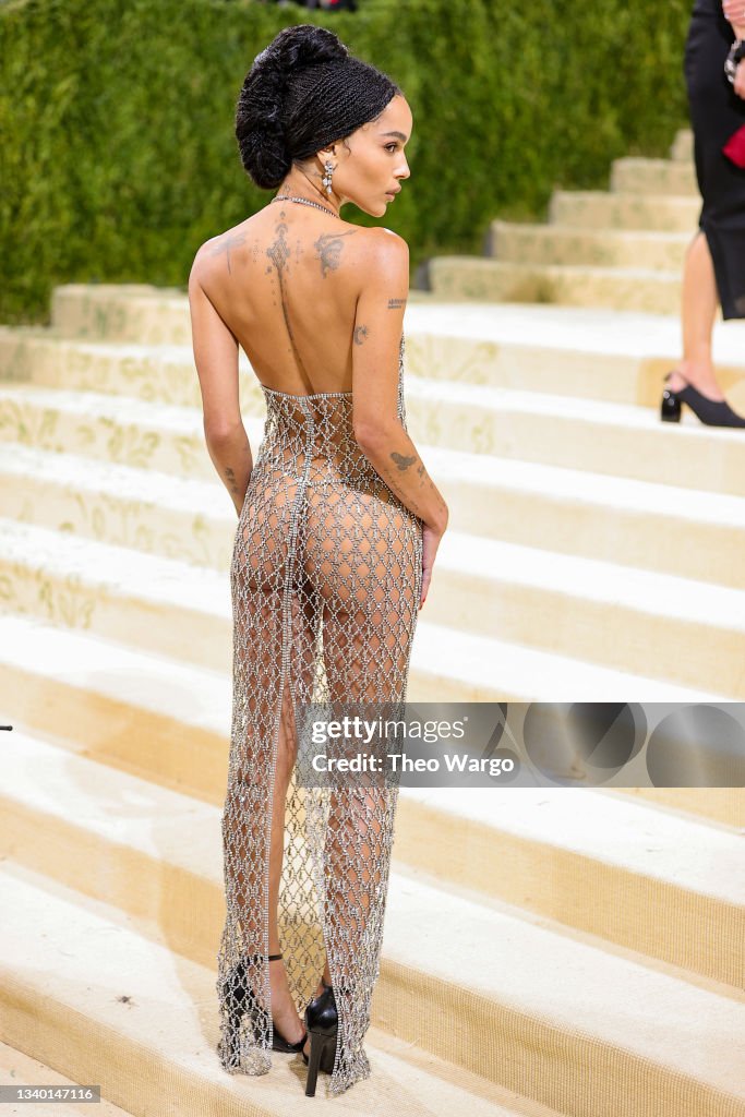 The 2021 Met Gala Celebrating In America: A Lexicon Of Fashion - Arrivals
