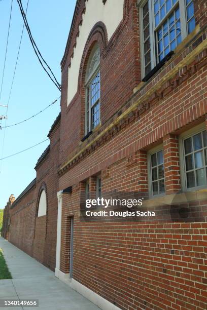 league park, historic major league baseball stadium, cleveland, ohio, usa. - 1891 stock pictures, royalty-free photos & images