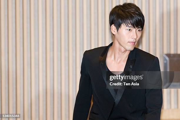 Hyun Bin attends the SBS Drama "Secret Garden" Press Conference at SBS Building on November 10, 2010 in Seoul, South Korea.