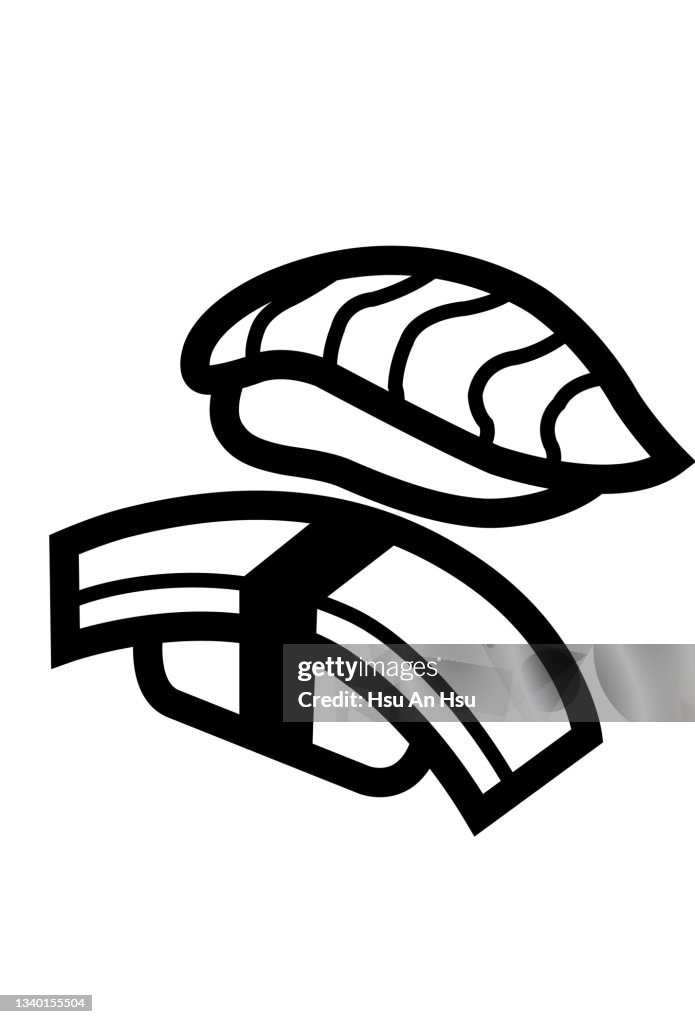 01. Icono de la comida: #20 Sushi