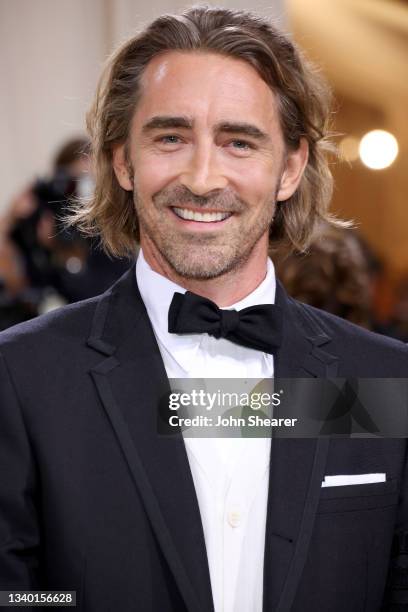 Actor Lee Pace attends The 2021 Met Gala Celebrating In America: A Lexicon Of Fashion at Metropolitan Museum of Art on September 13, 2021 in New York...