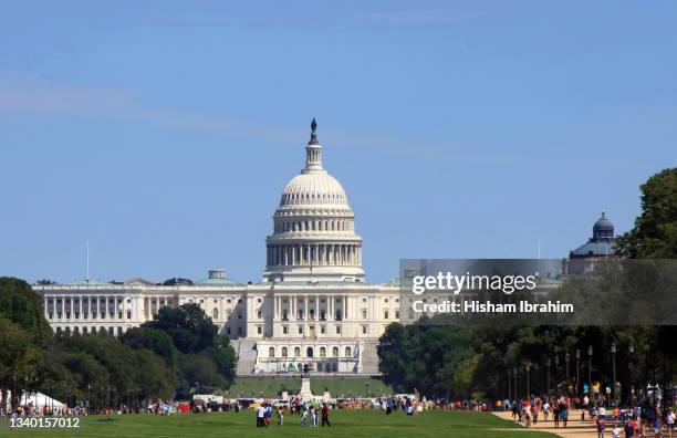 us capitol building, capitol hill - washington dc, usa - washington dc summer stock pictures, royalty-free photos & images