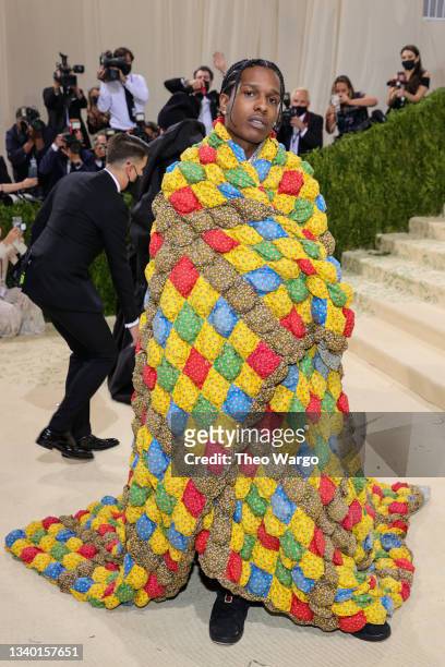 Rocky attends The 2021 Met Gala Celebrating In America: A Lexicon Of Fashion at Metropolitan Museum of Art on September 13, 2021 in New York City.