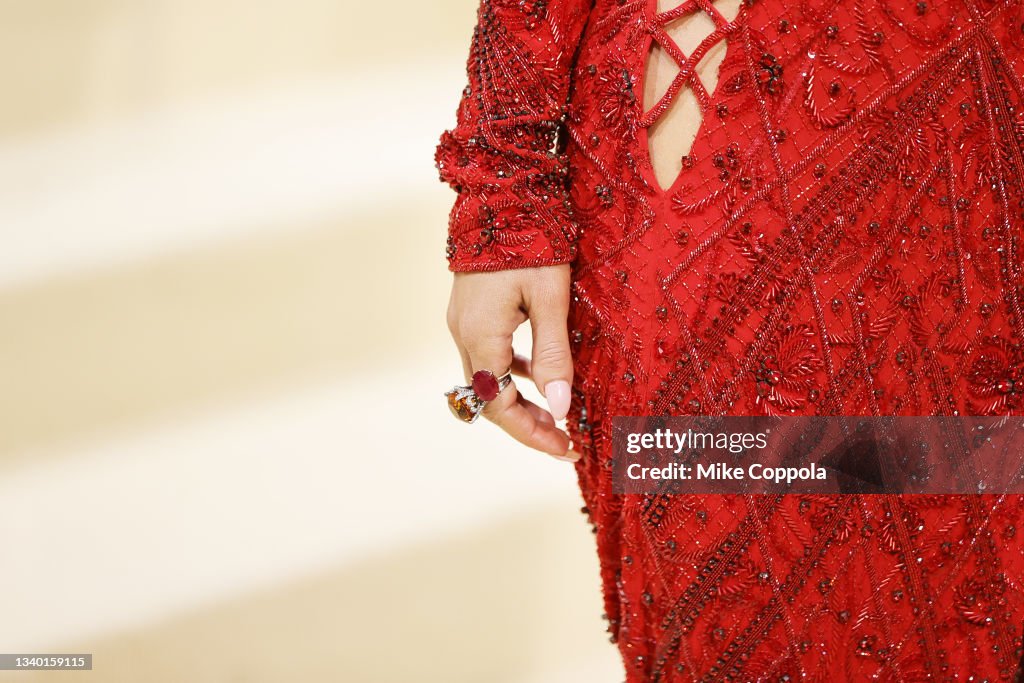 The 2021 Met Gala Celebrating In America: A Lexicon Of Fashion - Arrivals