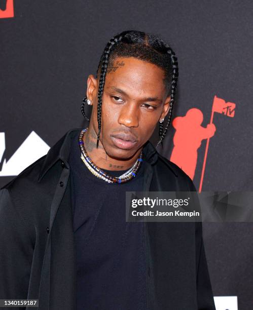 Travis Scott attends the 2021 MTV Video Music Awards at Barclays Center on September 12, 2021 in the Brooklyn borough of New York City.