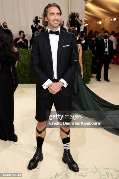 Lee Pace attends The 2021 Met Gala Celebrating In America: A Lexicon Of Fashion at Metropolitan Museum of Art on September 13, 2021 in New York City.