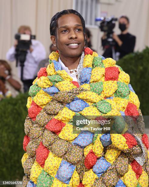 Rocky attends the 2021 Met Gala benefit "In America: A Lexicon of Fashion" at Metropolitan Museum of Art on September 13, 2021 in New York City.