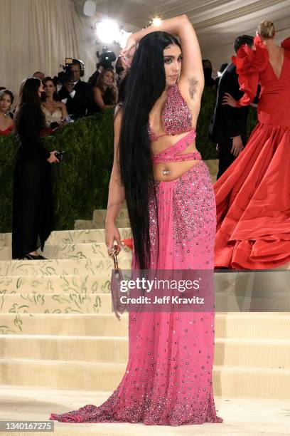 Lourdes Leon attends The 2021 Met Gala Celebrating In America: A Lexicon Of Fashion at Metropolitan Museum of Art on September 13, 2021 in New York...