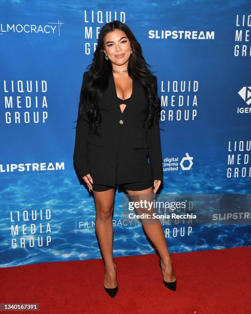 Adelaine Morin attends "Joshua Jackson and his Company Liquid Media Group host THE BIG SPLASH" held at Windsor Arms Hotel on September 13, 2021 in...