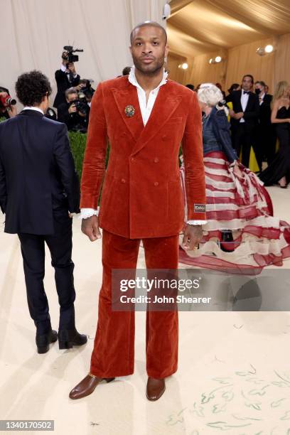 Tucker of the Milwaukee Bucks attends The 2021 Met Gala Celebrating In America: A Lexicon Of Fashion at Metropolitan Museum of Art on September 13,...