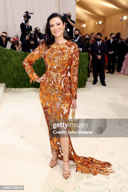 Wendi Murdoch attends The 2021 Met Gala Celebrating In America: A Lexicon Of Fashion at Metropolitan Museum of Art on September 13, 2021 in New York...