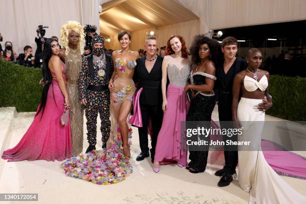 Lourdes Leon, Symone, J Balvin, Irina Shayk, Jeremy Scott, Karen Elson, Taraji P. Henson, Tom Daley and Cynthia Erivo attend The 2021 Met Gala...