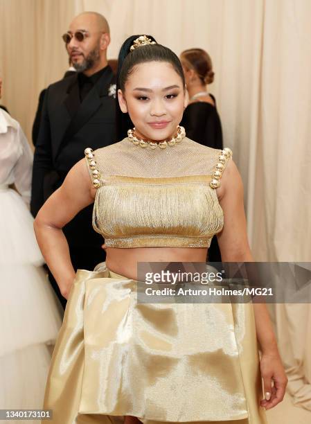 Sunisa Lee attends The 2021 Met Gala Celebrating In America: A...  Fotografía de noticias - Getty Images