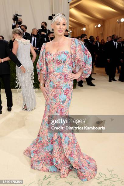 Emma Bengtsson attends The 2021 Met Gala Celebrating In America: A Lexicon Of Fashion at Metropolitan Museum of Art on September 13, 2021 in New York...