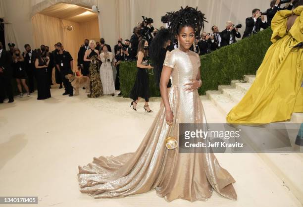 Tomi Adeyemi attends The 2021 Met Gala Celebrating In America: A Lexicon Of Fashion at Metropolitan Museum of Art on September 13, 2021 in New York...