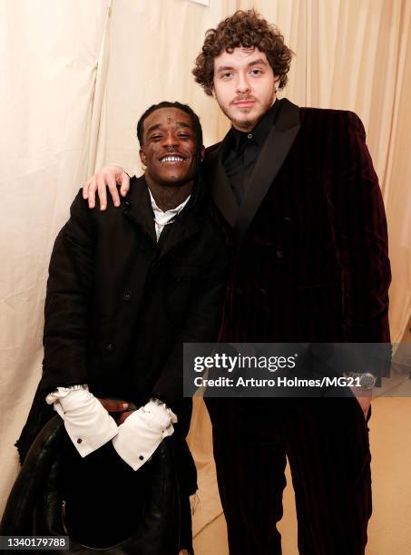 Lil Uzi Vert and Jack Harlow attend The 2021 Met Gala Celebrating In America: A Lexicon Of Fashion at Metropolitan Museum of Art on September 13,...