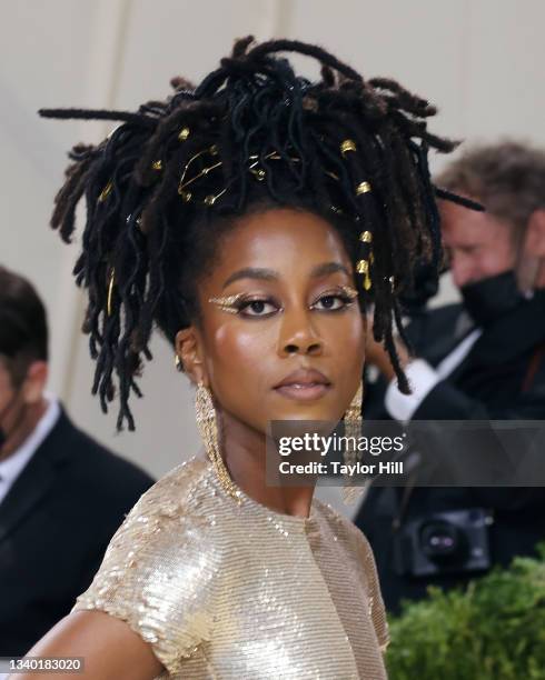 Tomi Adeyemi attends the 2021 Met Gala benefit "In America: A Lexicon of Fashion" at Metropolitan Museum of Art on September 13, 2021 in New York...