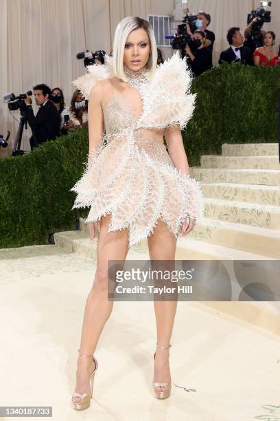 Hailee Steinfeld attends the 2021 Met Gala benefit "In America: A Lexicon of Fashion" at Metropolitan Museum of Art on September 13, 2021 in New York...