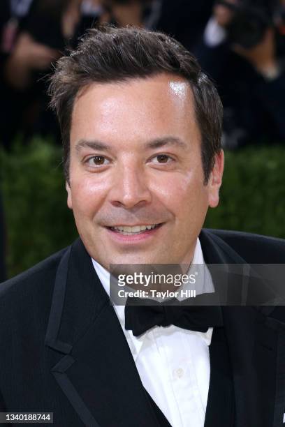 Jimmy Fallon attends the 2021 Met Gala benefit "In America: A Lexicon of Fashion" at Metropolitan Museum of Art on September 13, 2021 in New York...