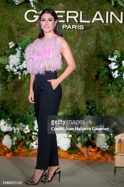Actress Blanca Suarez attends 'Guerlain' photocall at Palacio de lo Duques Gran Melia Hotel on September 14, 2021 in Madrid, Spain.
