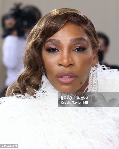 Serena Williams attends the 2021 Met Gala benefit "In America: A Lexicon of Fashion" at Metropolitan Museum of Art on September 13, 2021 in New York...