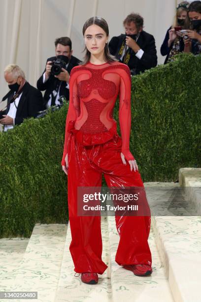 Ella Emhoff attends the 2021 Met Gala benefit "In America: A Lexicon of Fashion" at Metropolitan Museum of Art on September 13, 2021 in New York City.