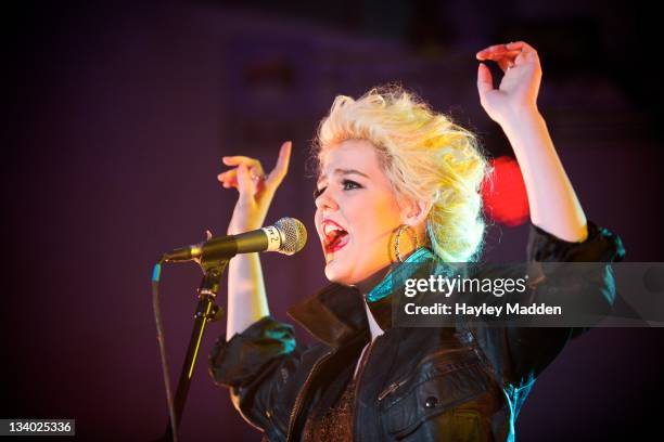 Spark performs on stage during Little Noise Sessions at St John-At-Hackney on November 23, 2011 in London, United Kingdom.