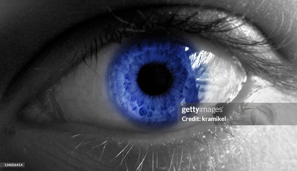 Weird Blue Eye High-Res Stock Photo - Getty Images
